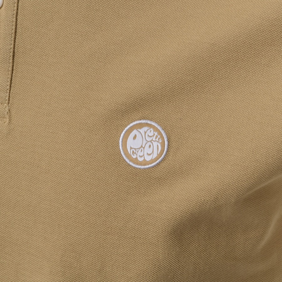 Alternative Image for ProductPretty Green Short Sleeved Polo T Shirt Beige3